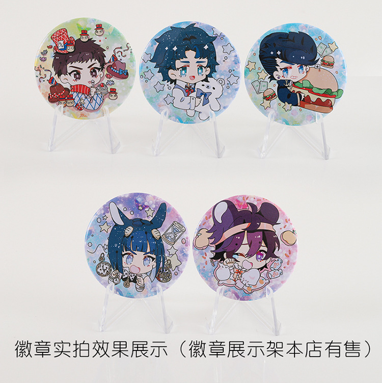 漫韵jojo奇妙冒险吧唧 仗助迪亚波罗花花迪奥 学生徽章 动漫周边