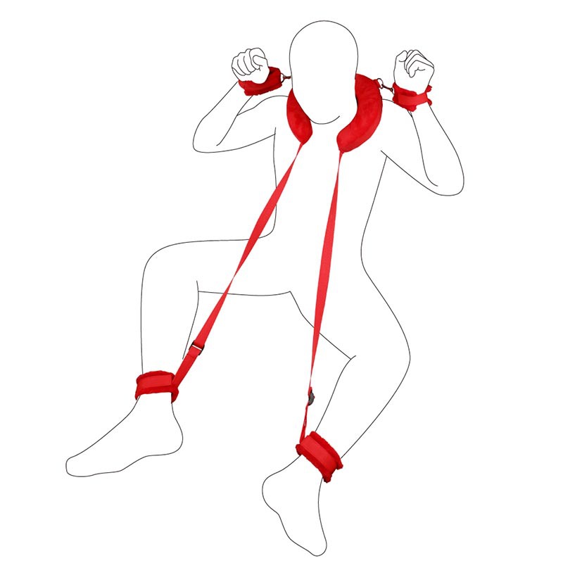 sm分腿带调教调情玩具体位固定成人情趣用品捆绑束缚带枕头性用品