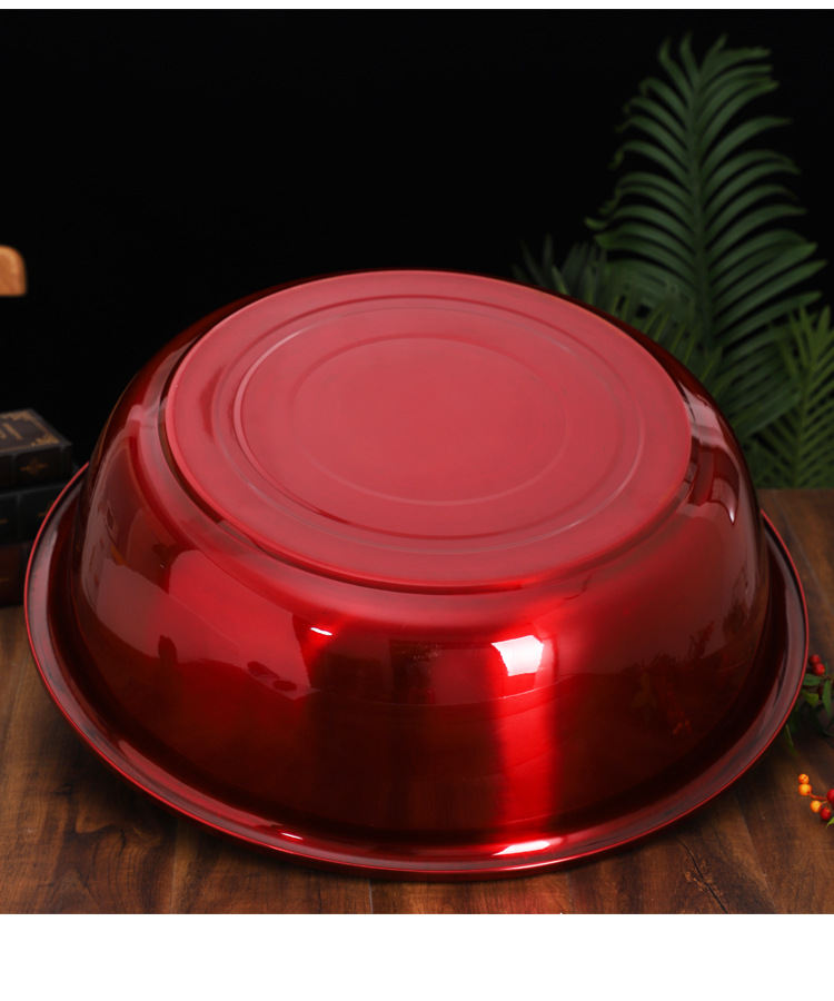 婚庆大脚盆新娘洗澡盆结婚大号洗脚盆大红中式喜庆盆婚庆喜庆用品