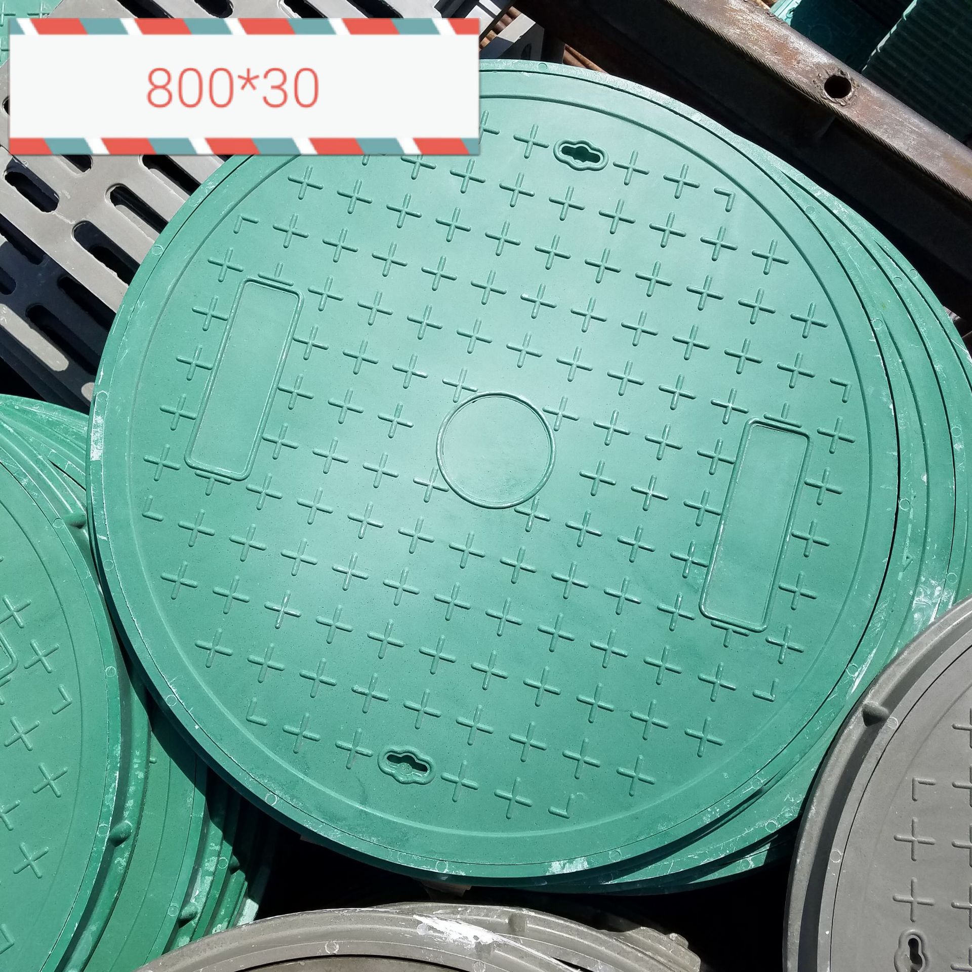 【海天旺圆形井盖】天津复合井盖800*30型圆形通信井盖 弱电井盖