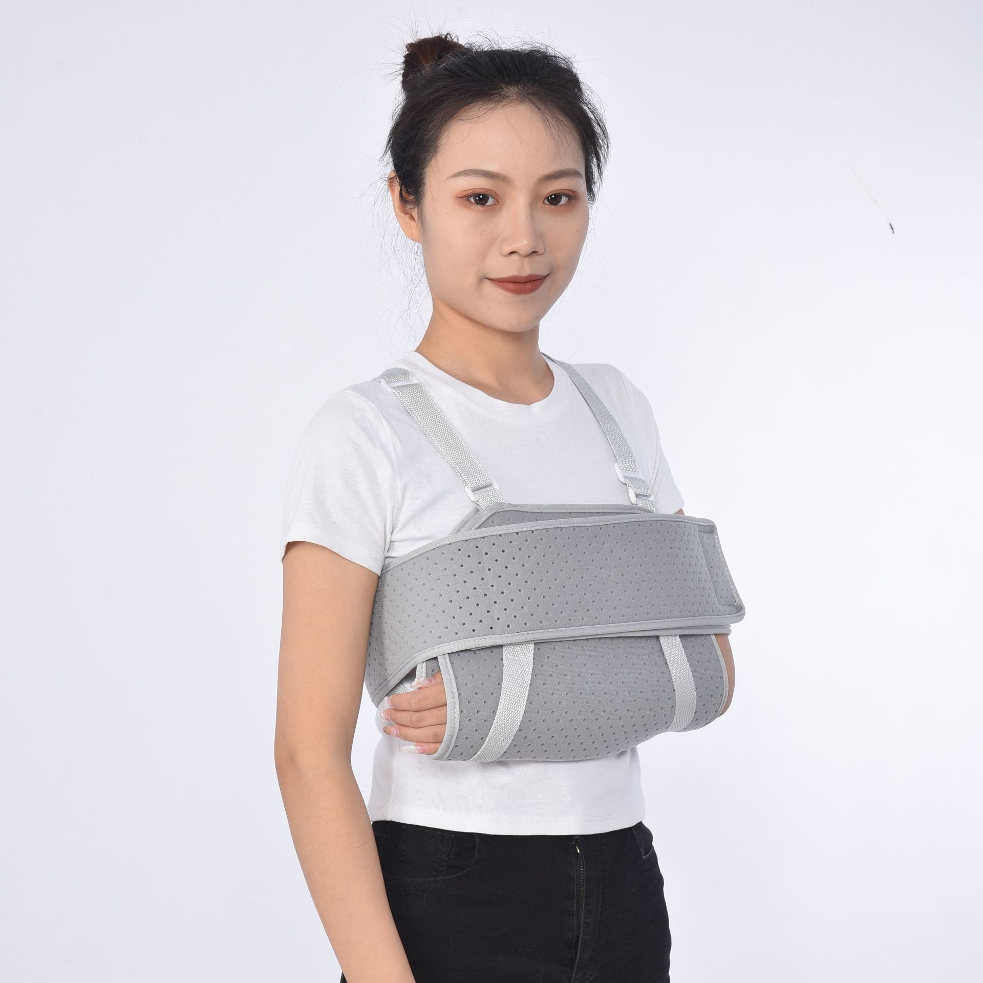 环抱式前臂吊带 手臂手腕骨折固定带肩关节脱臼脱位固定护具护托