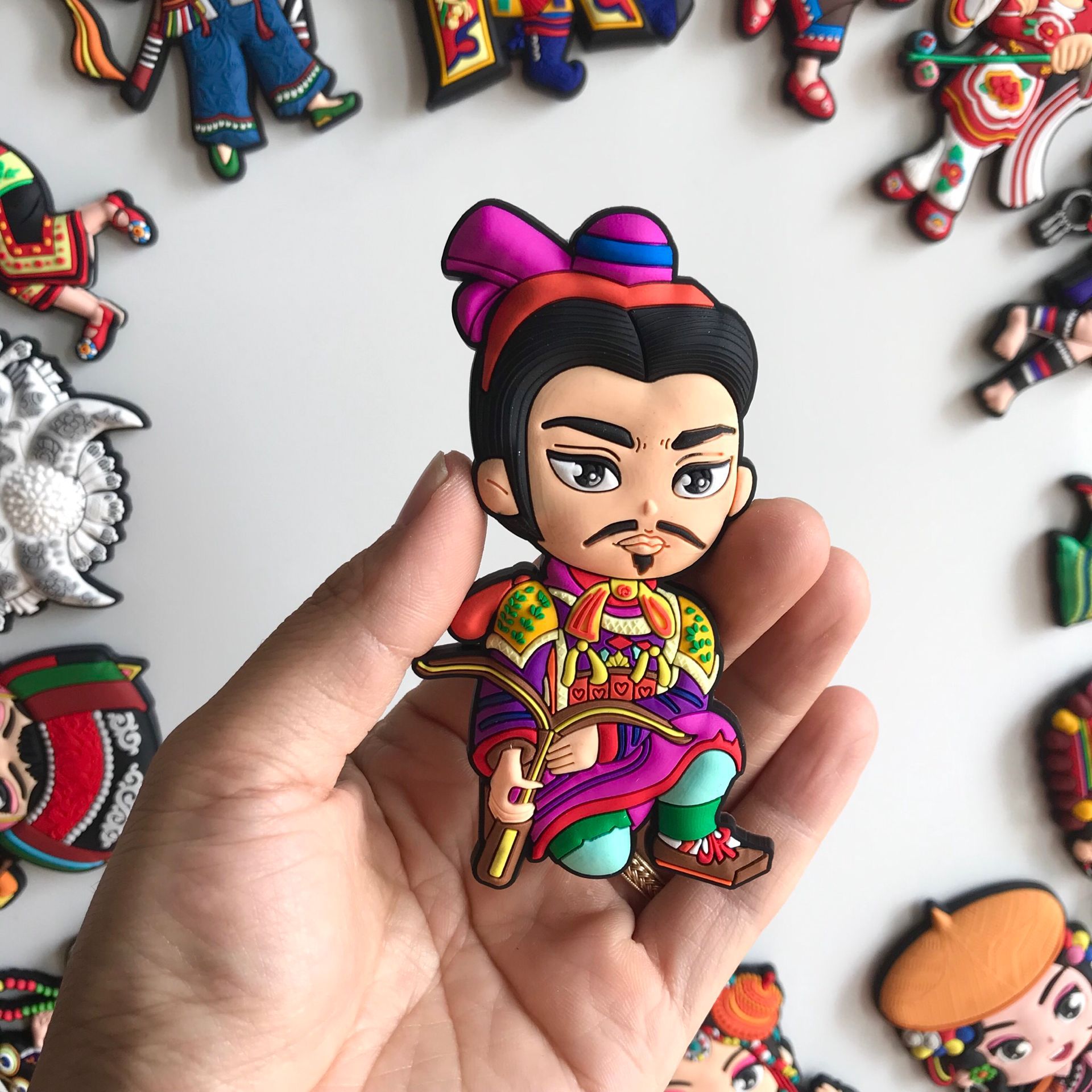 幻拍兵马俑冰箱贴中国文化旅游文创纪念品ar黑科技冰箱贴-阿里巴巴