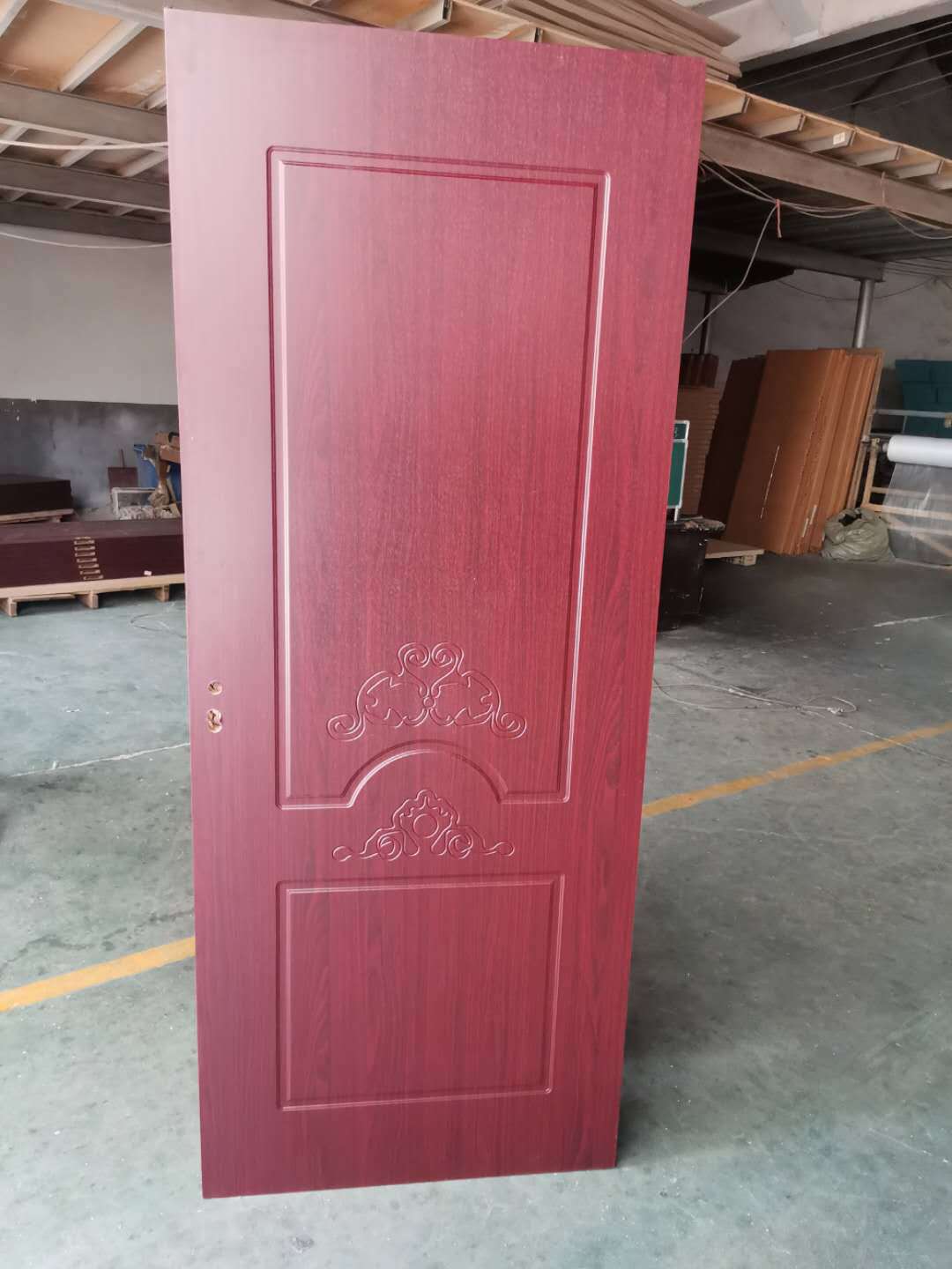 生产免漆实木复合门pvc夹板工程门医院学校出租房套装门