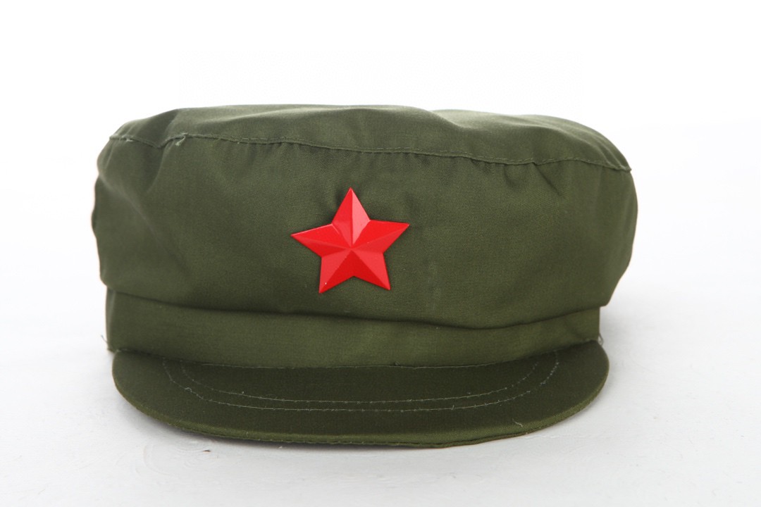 65式军装 老式军绿迷彩服套装 红卫兵五角星演出服 军干服