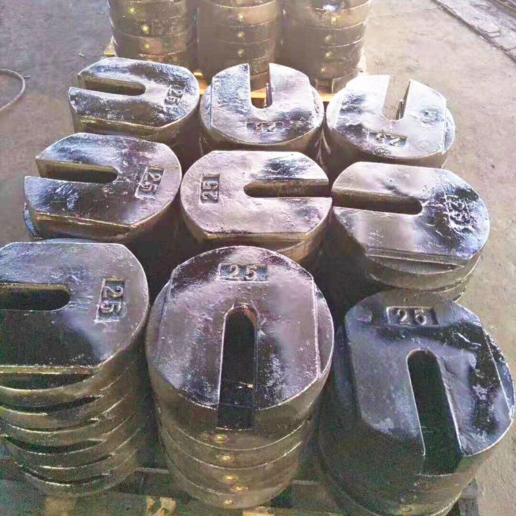 25kg开口增坨砝码 定制实验室用c型标准砝码 m级铸铁10公斤法码