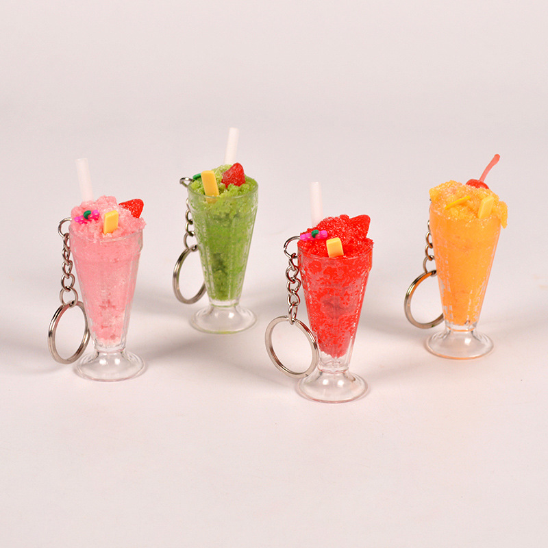 Yiwu Small Commodity Simulation Ice Cream Sundae Candy Toy Pendant Cute Refreshing Boys and Girls School Bag Pendant