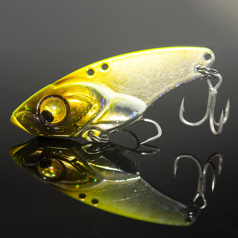 金属vib假饵路亚饵新款逗逗硬饵鱼钩仿生铅鱼饵豆豆亮片vb