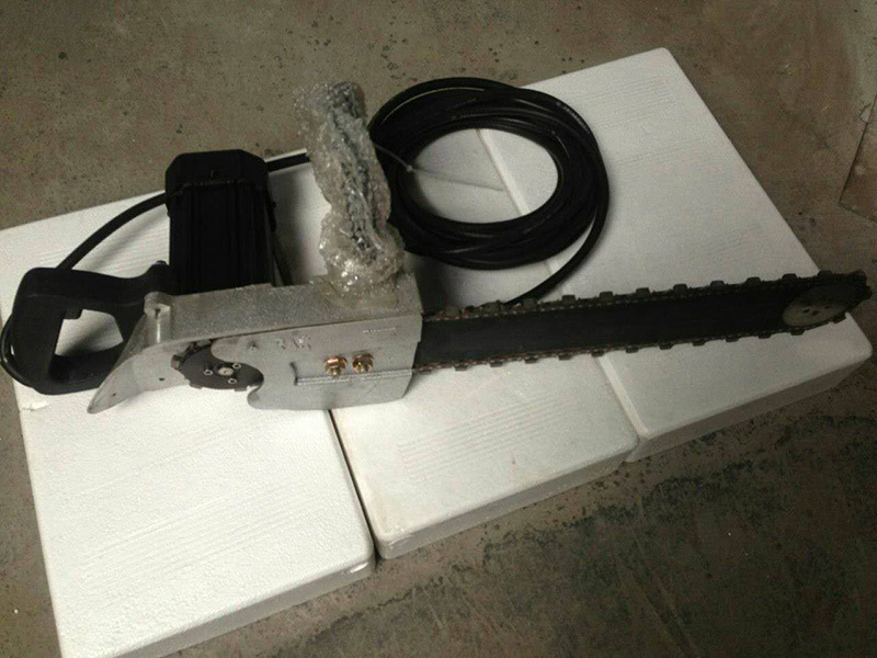 电动手持式混凝土金刚石链锯水泥混凝土切割锯单相电金刚石链锯