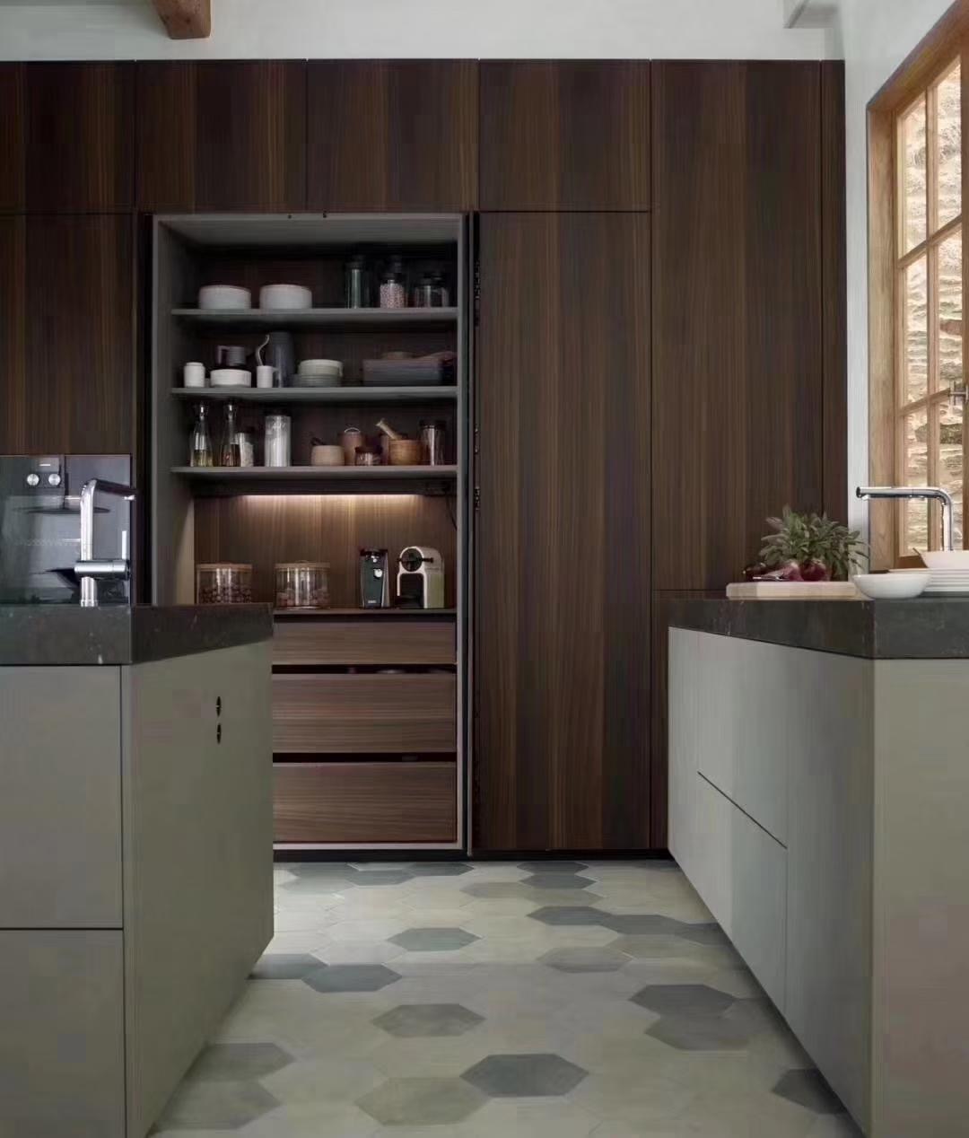 科定板烟熏尤加利k6160免漆实木皮贴面板木饰面家具板背景墙定制