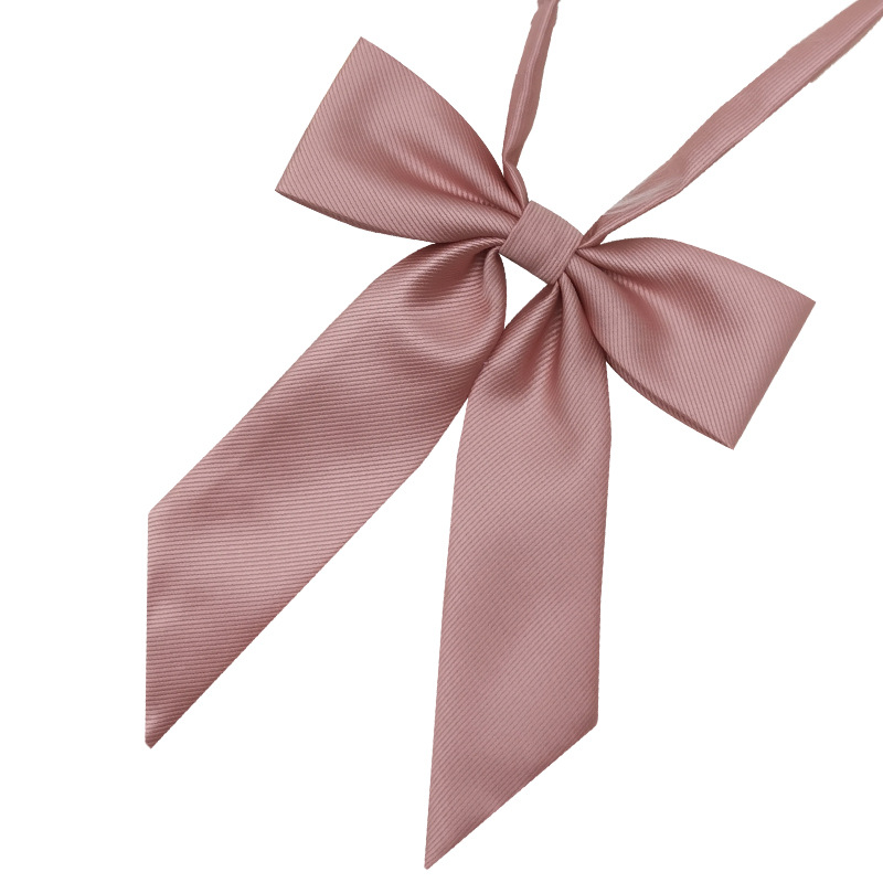 shindek原创jk领结 k长柄斜角 纯色领花女斜纹百搭制服衬衫配饰