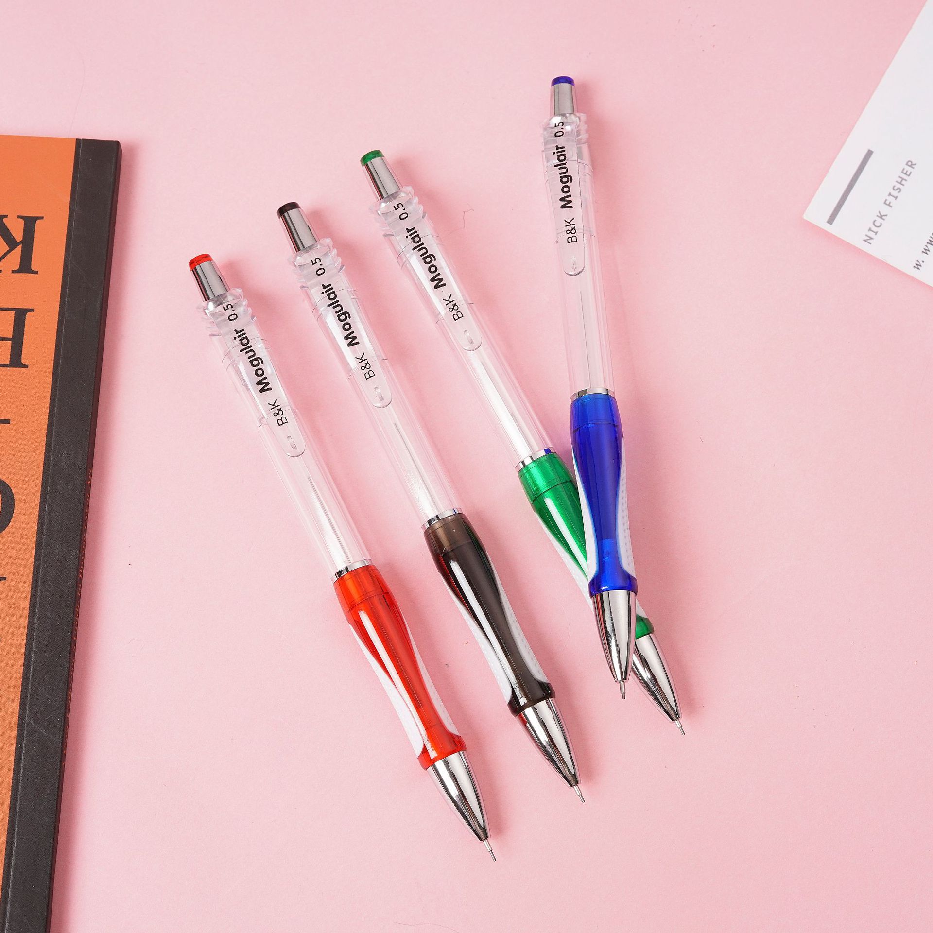 百酷新款bk1911高级自动铅笔活动铅笔0.5/0.7mmlogo可定制