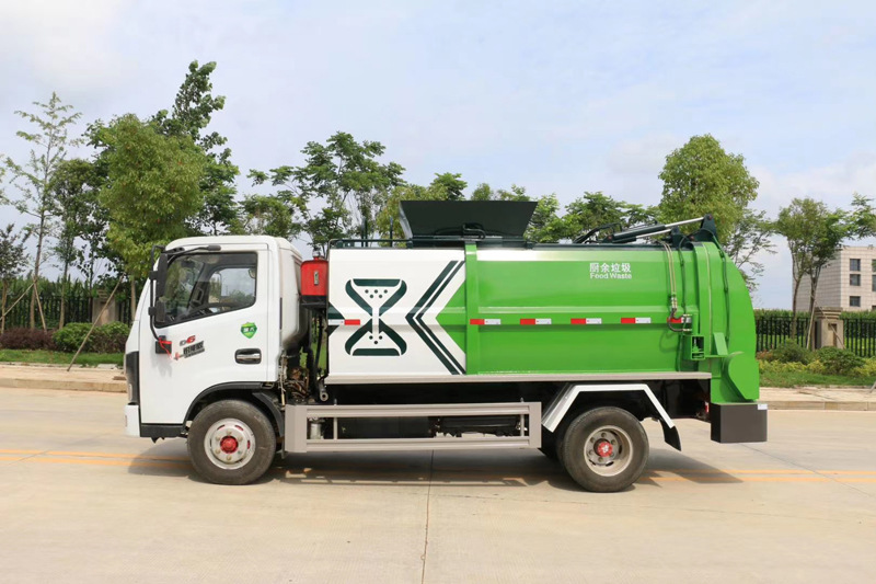 国六东风多利卡6方方罐餐厨垃圾车北京环卫餐厨垃圾车泔水收集车