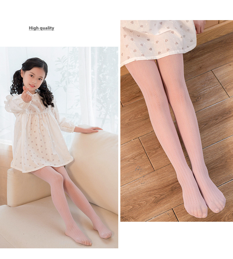 厂家批发儿童连裤袜夏季薄网眼女童宝宝打底裤高弹性公主连裤丝袜