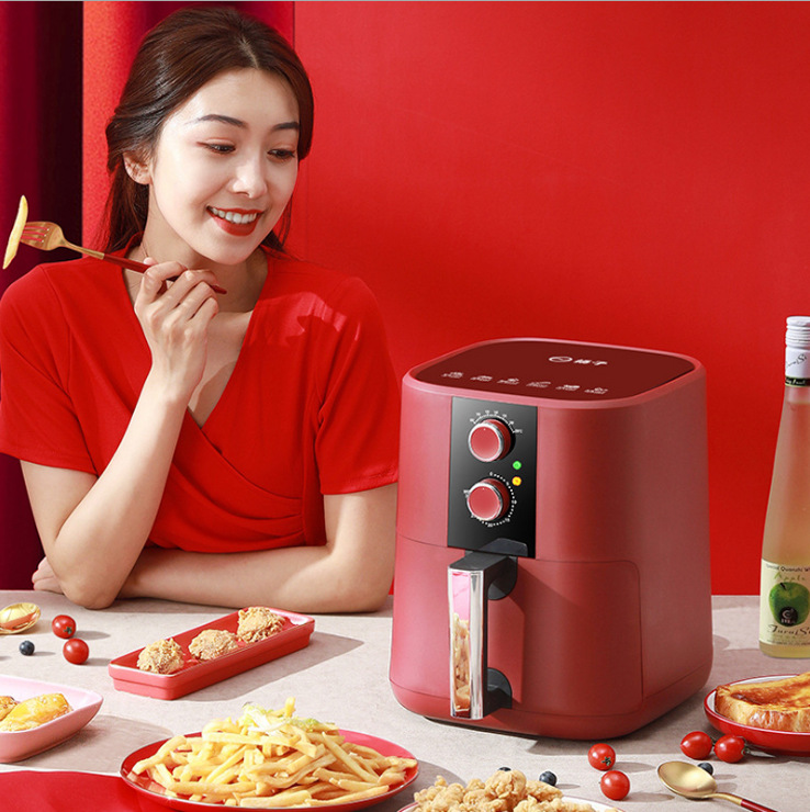 Factory Fries 5L Yangzi Air Fryer Household Oil-Free Deep Frying Pan Automatic Multi-Function Wholesale Delivery