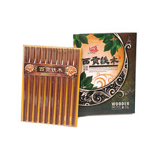 越南西贡铁木筷子家用实木红木筷子无漆无蜡防滑酒店10双餐筷