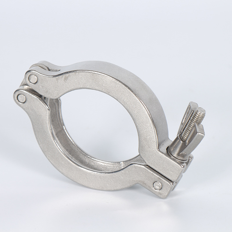 304不锈钢卡箍套装卫生级真空快装卡箍接头快接端头卡扣管夹