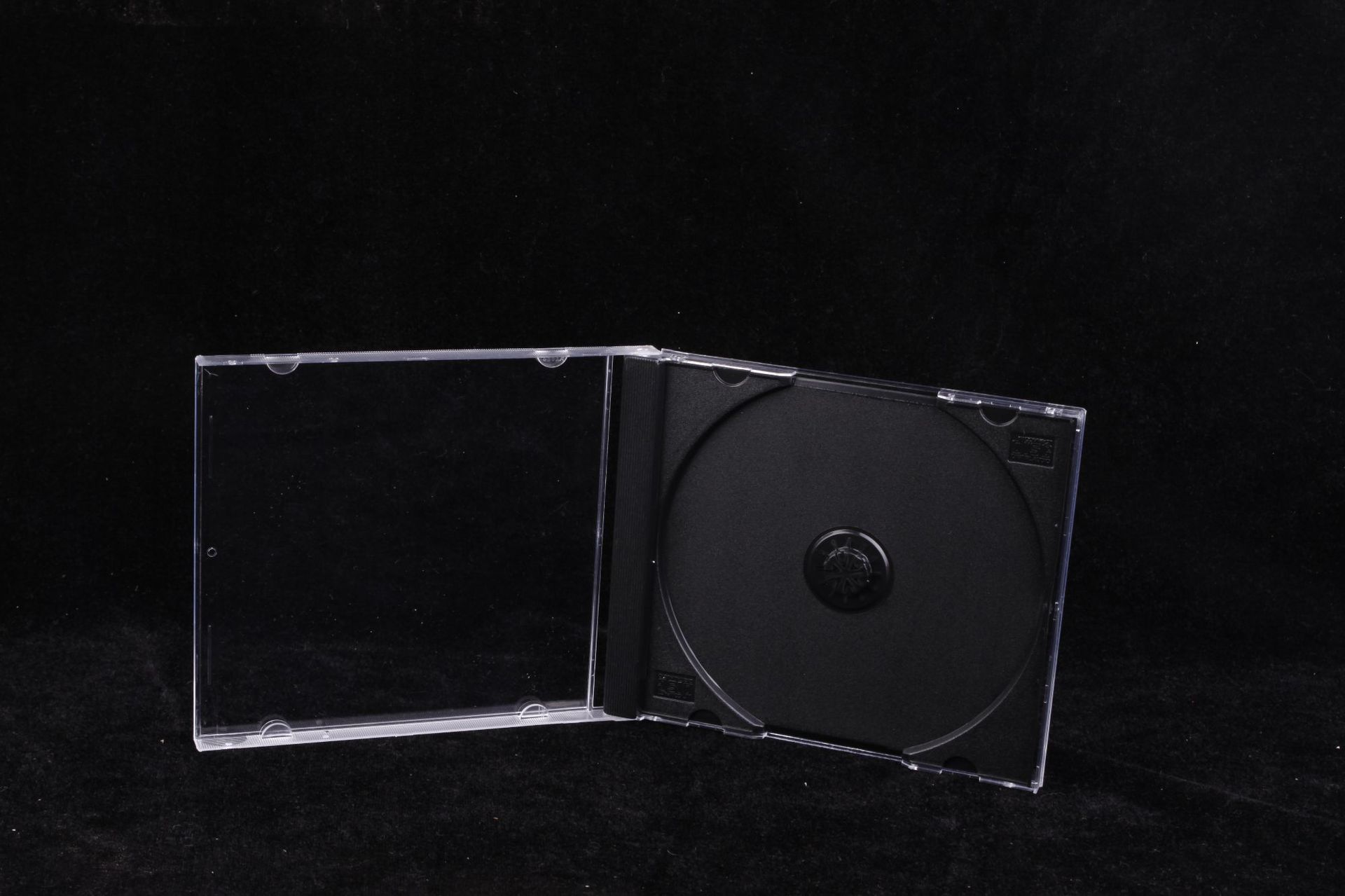 光盘盒 09cd明单 厚09透明cd包装盒 dvd盒 乳白光碟盒 黑底cd壳