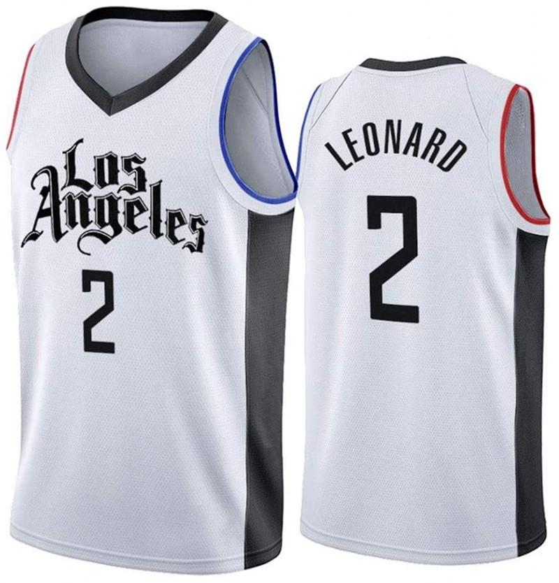 19-20赛季批发nba球衣 快船队2#13#刺绣版篮球球衣 支持一件代发