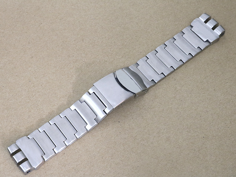 代用斯沃琪手表钢带swatch实心不锈钢表带折叠扣男手表链配件