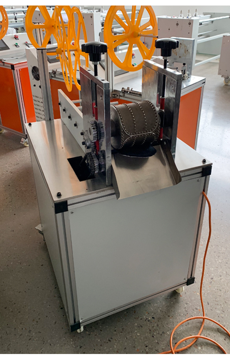 魔术贴全自动裁剪机蕾丝花边滚切机皮革异形不规则形状下料切割机