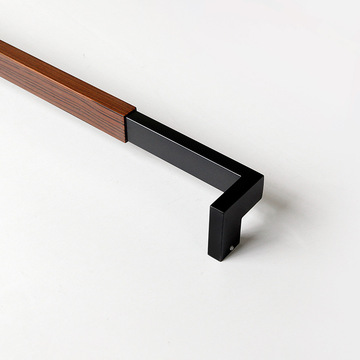 大门拉手酒店有无框玻璃门拉手t型不锈钢欧式长木门把手大拉手