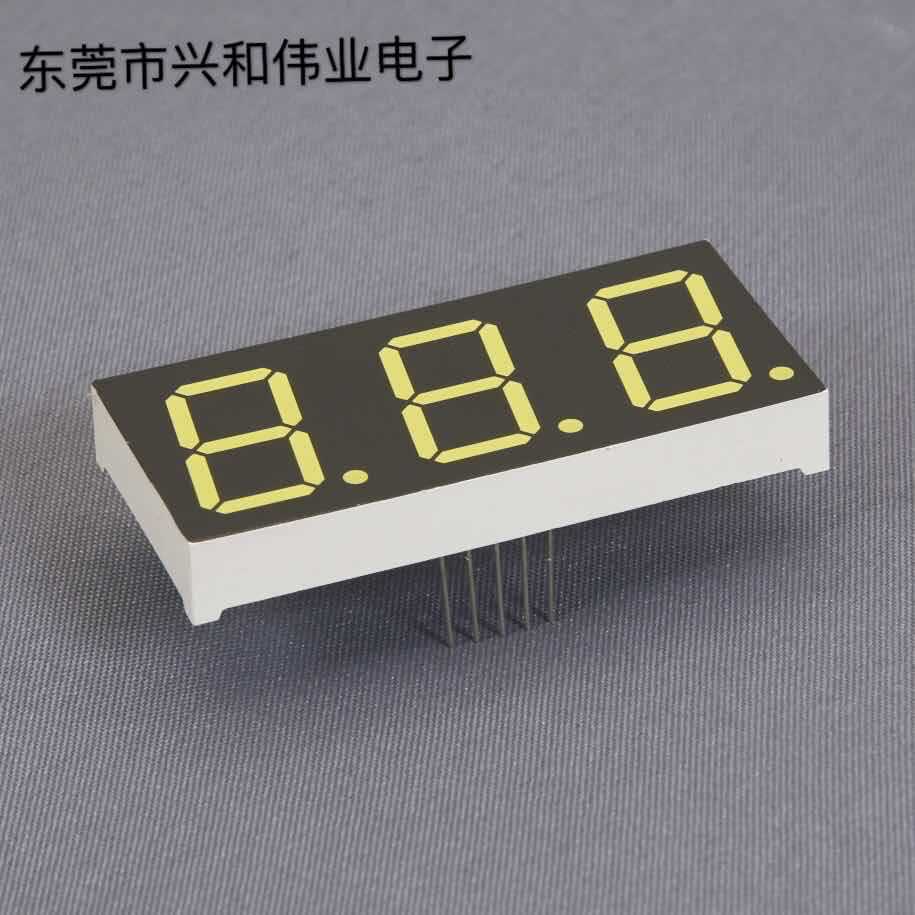 8寸三位白光数码管 8031aw大3个8数码管显示屏 数码屏