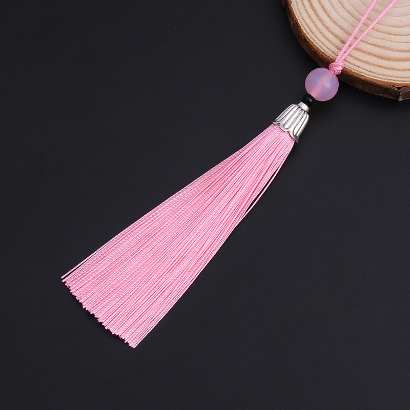 New Buddhist Flower Chinese Knot Tassel Pendant Clothing Clothing Metal Tassel Tassel Fan Bookmark Sachet Tassel