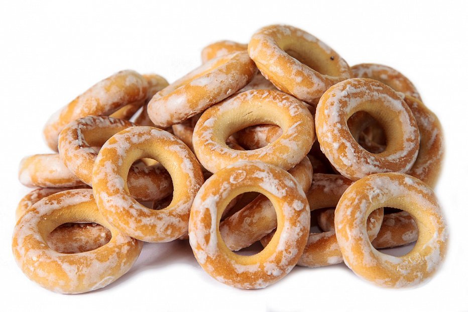 俄罗斯进口韦特力面包圈全麦饼干健身代餐小零食多种口味250克