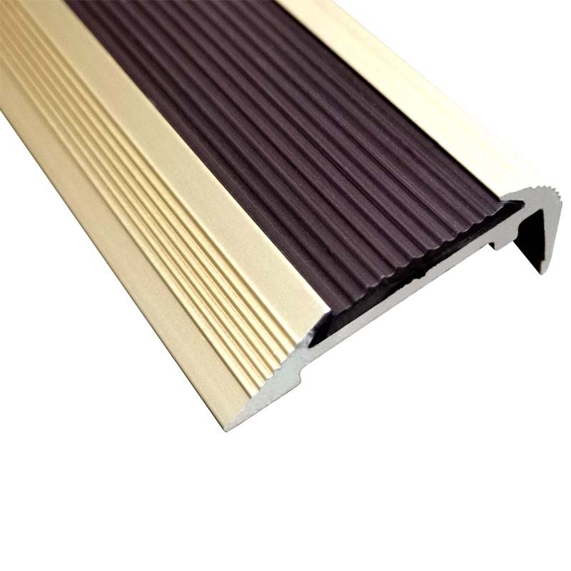 钛铝合金楼梯踏步防滑贴收边压条台阶贴护角金属防撞包角装饰条