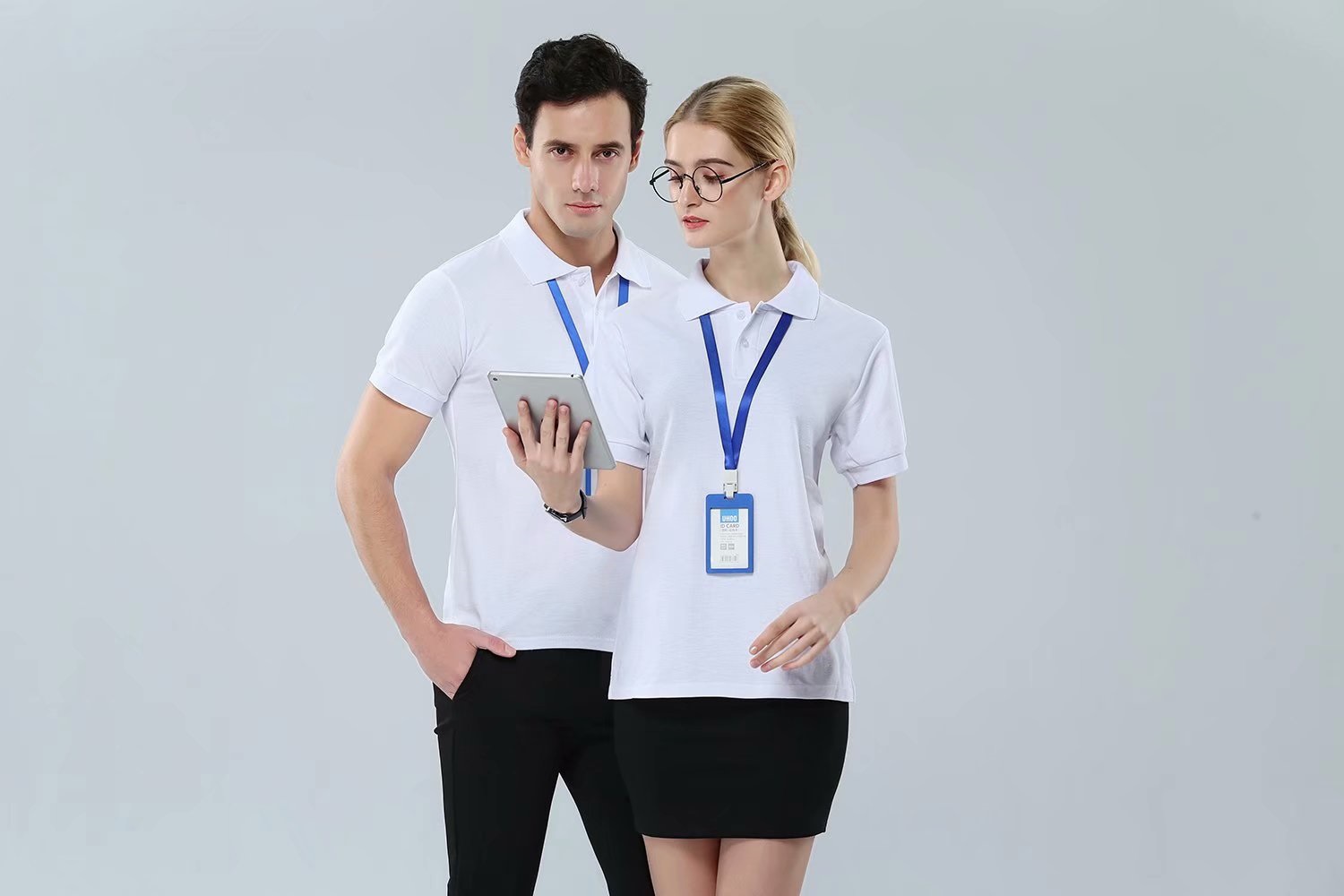 纯色短袖男女企业文化衫定制棉polo职业装工衣t活动工作服t恤刺绣