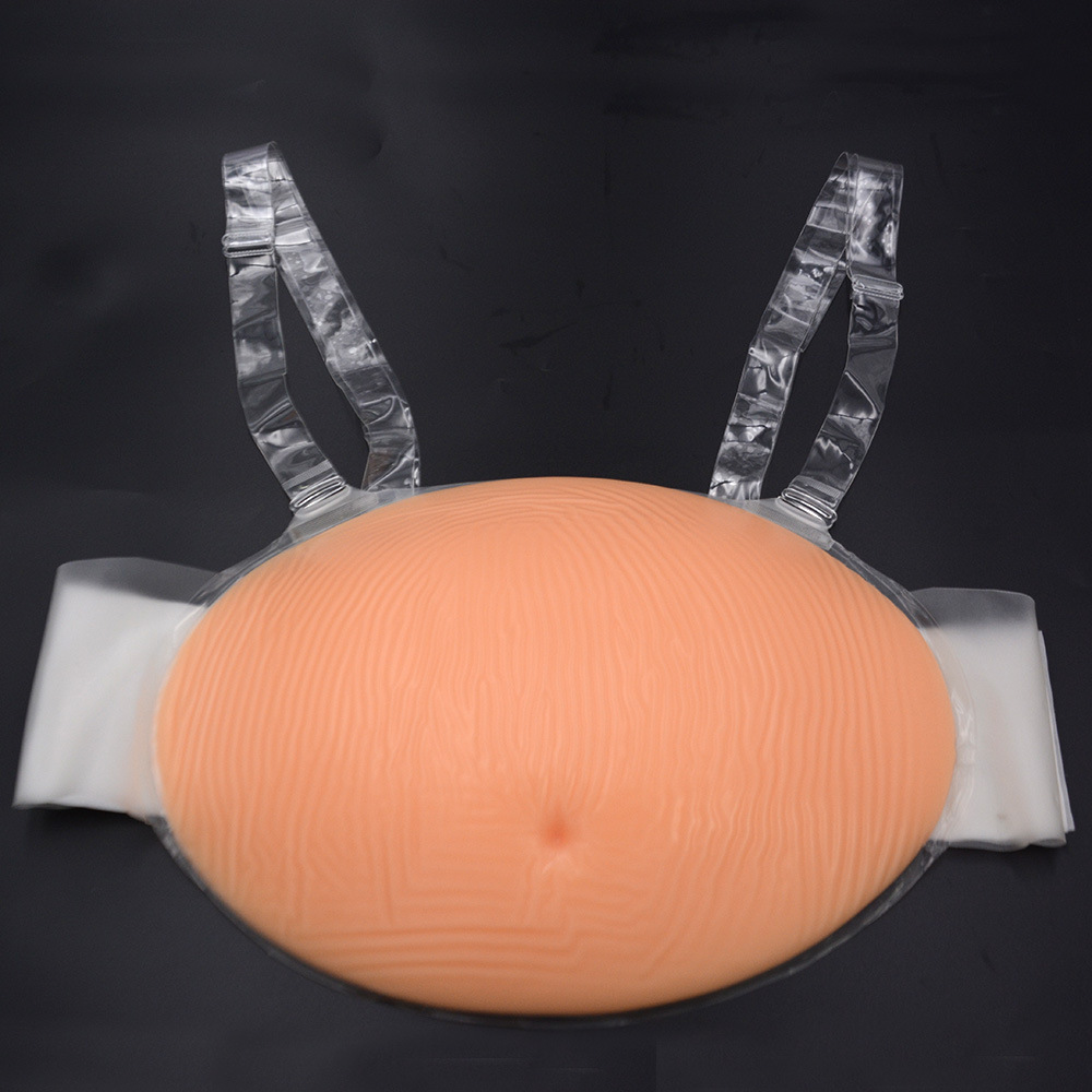 肩带魔术贴硅胶假肚子演员孕妇道具假肚子厂家批发亚马逊爆款产品