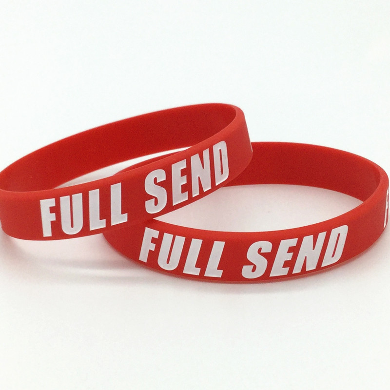 full sender silicone wristband bracelet 硅胶手环手腕带