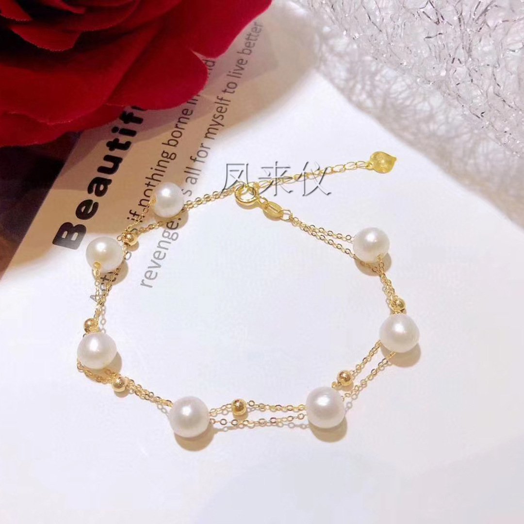 18k金肖邦珍珠手链