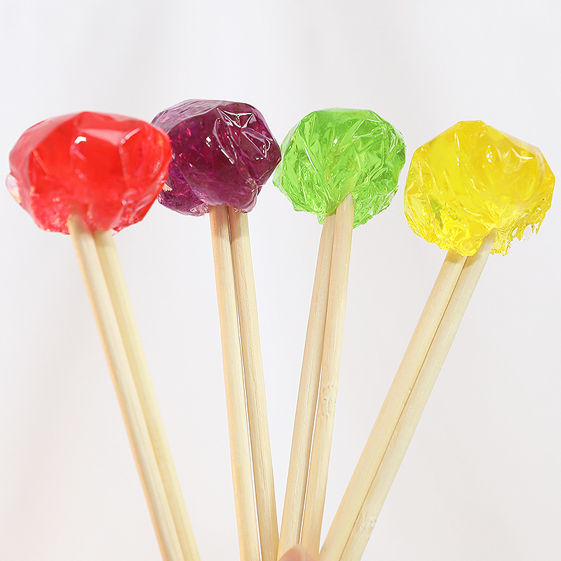 果味麦芽糖棒棒糖 网红粘牙糖80后怀旧零食太阳糖拉丝糖搅搅糖