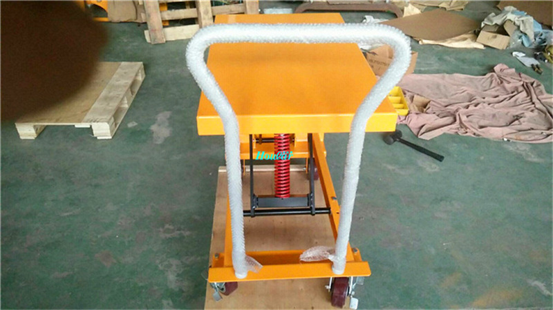 好拉hoular弹簧自重式平台车mhl40移动式自动升降平台车