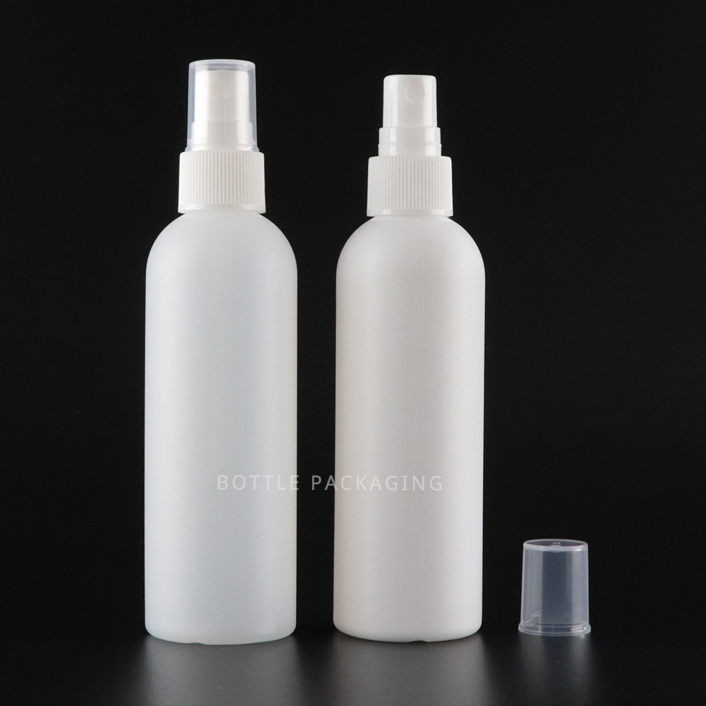 可开模具定制 hdpe酒精消毒液包装 100ml圆肩磨砂塑料喷雾瓶子