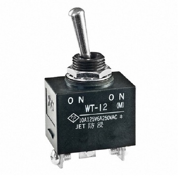 nkk拨动开关wt-13现货ip67工程机械防水扭子开关厂家日本日开m12