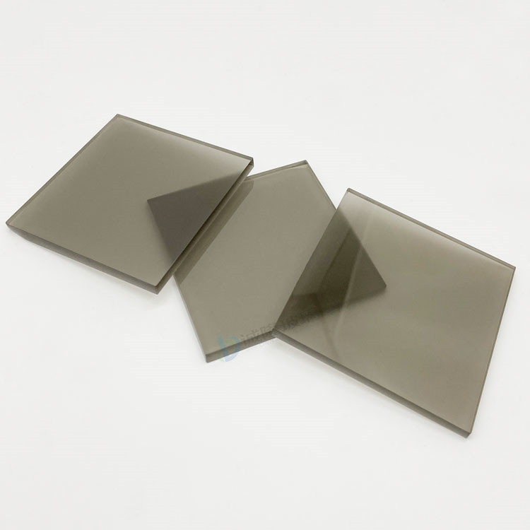 高颜值半透钢化玻璃 4mm茶色耐高温钢化玻璃 广东玻璃厂供应