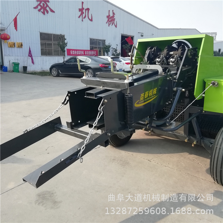 玉米秸秆方捆打捆机 小型方捆麦秸打捆机 秸秆拾草打捆机