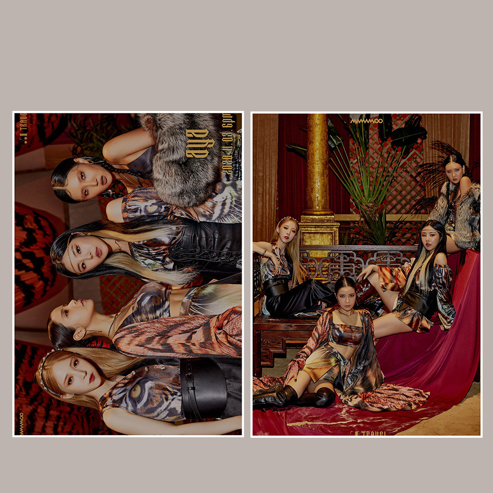 mamamoo新专辑写真海报 aya周边海报画报travel 文星伊 wheein