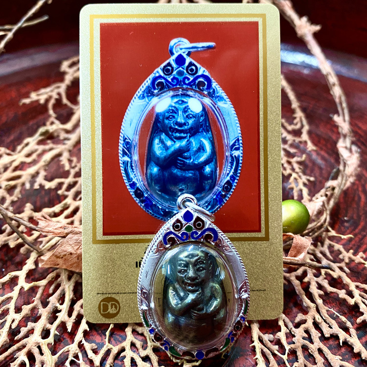 舍玛商贸2556古巴boonyang五眼四耳力泥含外壳及d卡包邮泰国佛牌