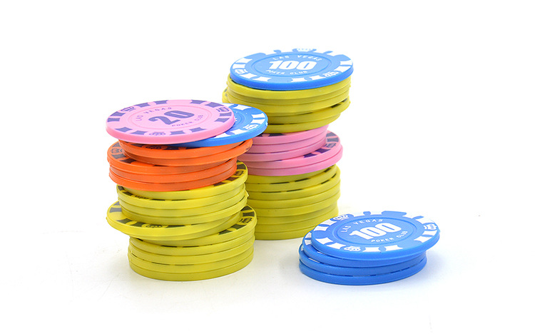 塑料筹码币盒装 100个装 积分币代币 棋牌道具 现货 厂家批发直销