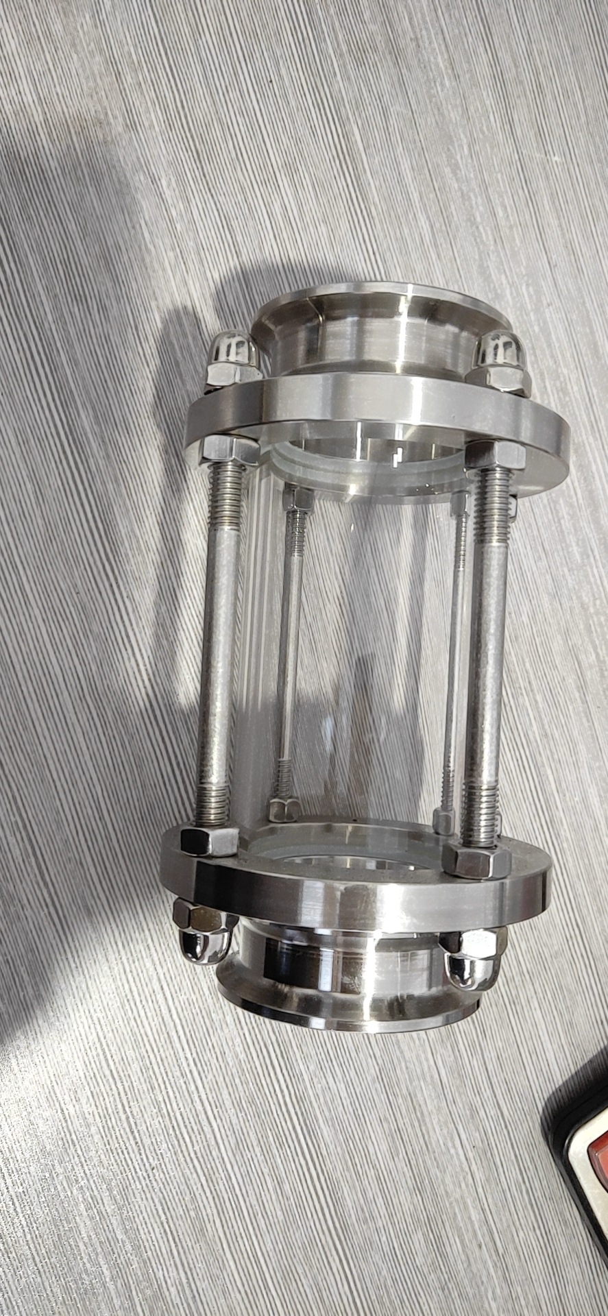 304卫生食品级快装视镜不锈钢管道视盅卡箍式直通视镜25 38 51 63