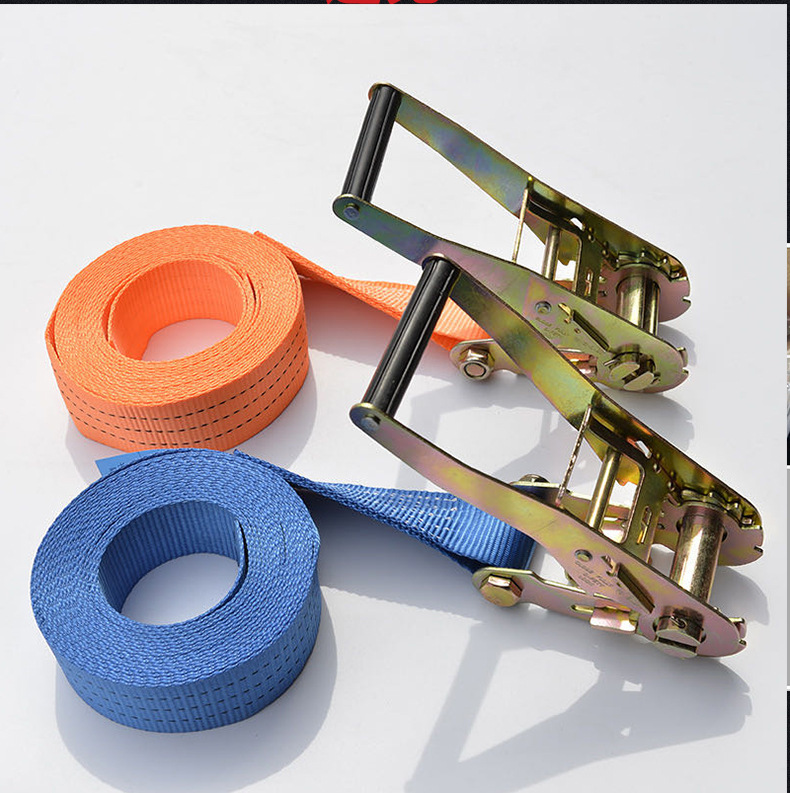 定制集装箱捆绑带航空带扎捆带收紧器涤纶5t拉紧器织带双钩拉紧器