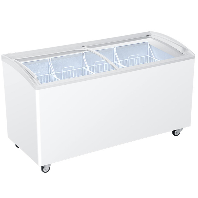 haier/海尔 sc/sd-728cx卧式冷冻玻璃门展示柜冷柜大容量速冻冰柜