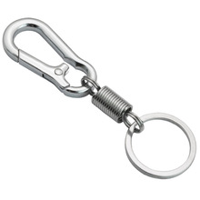 厂家直销金属创意钥匙扣 男士腰挂钥匙扣挂件 弹簧钥匙扣地摊礼品