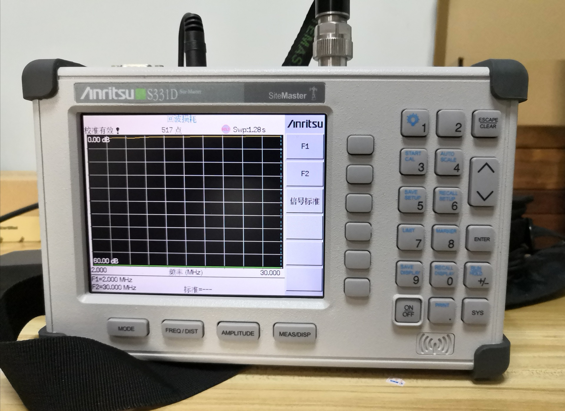 anritsu安立s331d 驻波比 天馈电缆天线分析仪