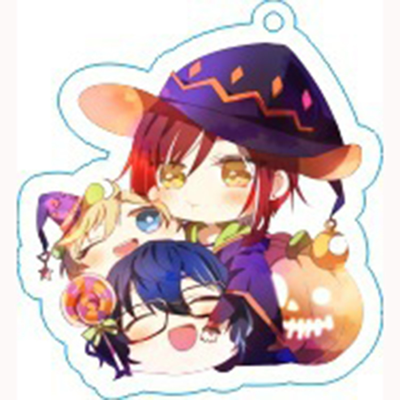 卡通 动漫钥匙扣 亚克力挂件 双面偶像梦幻祭钥匙扣 周边批发