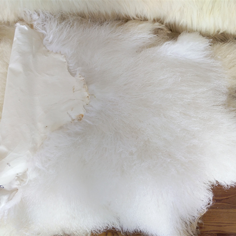 厂家批发羊皮家居羊毛家具装饰整皮 羊毛一体 皮张皮草 滩羊皮