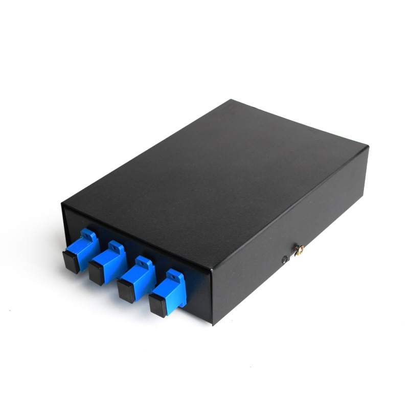 4口sc光纤终端盒 光线盒熔接盒接续盒光缆接头盒含尾纤 满配-阿里巴巴